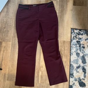 Purple size 12 slacks from New York and Company